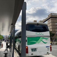 Photo taken at Kyoto Sta. Hachijo Exit Bus Terminal by つまきち ち. on 6/23/2023
