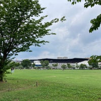 Photo taken at 梅小路公園芝生広場 by つまきち ち. on 7/18/2022