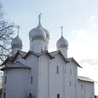 Photo taken at Церковь Бориса и Глеба в Плотниках by George T. on 4/8/2013