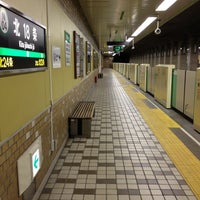 Photo taken at Kita jūhachi jō Station (N04) by Takehito T. on 6/6/2013