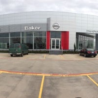 Photo taken at Baker Nissan by Carl B. on 2/9/2013