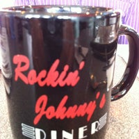 Photo taken at Rockin Johnny&amp;#39;s Diner by Jeff @ m. on 5/25/2013