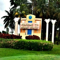 Welcome To Miami Beach Sign Fl Photo Taken At Welcome To Miami Beach Sign By Miche M On 2 15