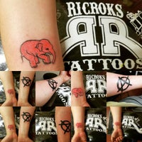 Photo taken at RicRoks Tattoo by Kyle L. on 5/6/2016