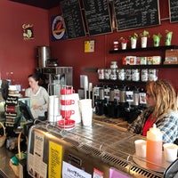 Photo taken at Moody&amp;#39;s Organic Coffee Bar by Ian J. on 5/16/2017