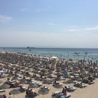 Photo taken at Florya Güneş Plajı by Uğur A. on 8/23/2018
