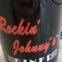 Photo taken at Rockin Johnny&amp;#39;s Diner by Darren W. on 5/3/2014