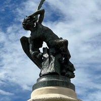 Photo taken at Monumento del Ángel Caído by Jose Antonio M. on 4/29/2023
