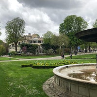 Photo taken at Jardin de la Nouvelle-France by Théo B. on 4/14/2018