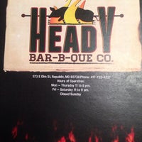 Photo taken at Heady Bar-B-Que Co. by Becci B. on 10/9/2013