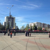 Photo taken at Площадь Победы by Андрей Ф. on 5/9/2013