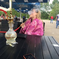 Photo taken at Летнее кафе в парке Авиаторов by Viktoria on 6/4/2016