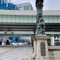 Photo taken at Nihonbashi Bridge by Misato N. on 4/4/2024