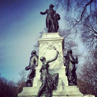 Photo taken at General Marquis de Lafayette Monument by Edward M. on 12/25/2012