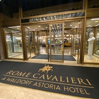 Photo taken at Rome Cavalieri, A Waldorf Astoria Hotel by Yasin A. on 3/13/2024
