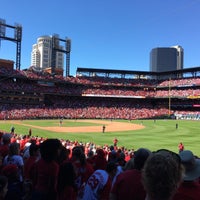 Photo taken at Firstbase Line Busch  Section 136 by Julie M. on 9/11/2016