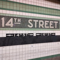 Photo taken at MTA Subway - 14th St (F/L/M) by Beatriz B. on 1/15/2023