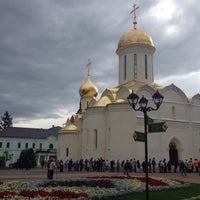 Photo taken at The Holy Trinity-St. Sergius Lavra by Ксения Р. on 9/4/2016
