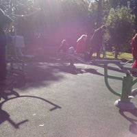 Photo taken at Broomfield Park Adventure Playground by Paula K. on 9/29/2012