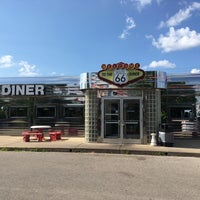 Photo taken at Route 66 Diner by Amy . on 7/6/2018