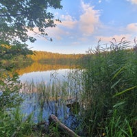 Photo taken at Дружинное (Чёртово) озеро by Евгений М. on 8/13/2019