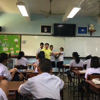 Photo taken at Chanhunbamphen School by Kwan L. on 2/13/2018