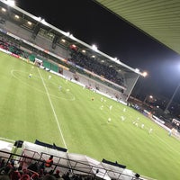 Photo taken at Stade Edmond Machtensstadion by JULES P. on 12/23/2016