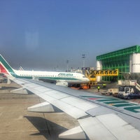 Photo taken at Milan Linate Airport (LIN) by Diego B. on 5/27/2016