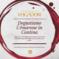 Foto diambil di Fratelli Vogadori - Amarone Valpolicella Family Winery oleh Amarone V. pada 10/12/2022