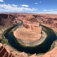 Photo taken at Horseshoe Bend Overlook by Noura . on 5/31/2024