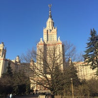 Photo taken at Lomonosov Moscow State University (MSU) by Anna A. on 4/17/2016