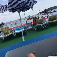 Photo taken at Büyükada Nakibey Plajı by Nevin A. on 7/21/2017