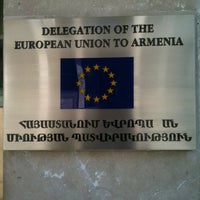 Photo taken at Delegation of the European Union to Armenia by Armine Z. on 5/14/2013