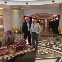 Photo taken at Kempinski Hotel Badamdar by Ufuk G. on 4/22/2017