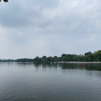 Photo taken at Houhai Lake by Scoop G. on 8/8/2023