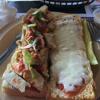 Photo taken at Mancino&amp;#39;s Pizza &amp;amp; Grinders by Jessica D. on 3/8/2015