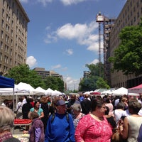 Photo taken at FRESHFARM Market by the White House by Rebekah J. on 5/9/2013