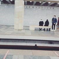 Photo taken at metro Polezhayevskaya by Mari on 9/13/2020