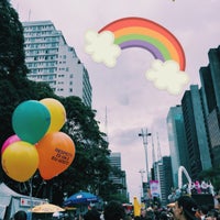 Photo taken at XX Parada do Orgulho LGBT de São Paulo by Artur D. on 5/29/2016