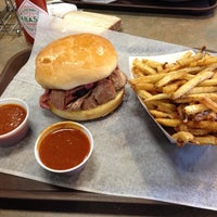 Photo taken at McKenzie&amp;#39;s Burgers &amp;amp; BBQ by Ben B. on 4/19/2013