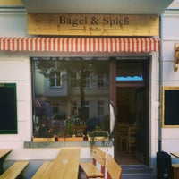 Photo taken at Bagelmann Café by Isarmatrose on 9/16/2014