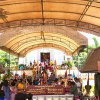 Photo taken at Wat Phanthai Norasing by Muk P. on 8/12/2017