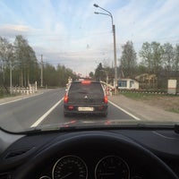 Photo taken at Железнодорожный переезд (32 км. ст. Белоостров) by 🎀Anastasia🎀 on 5/9/2016