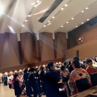 Photo taken at 法政大学 薩埵ホール by ざっきー on 3/24/2018