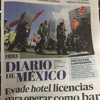 Photo taken at Diario de Mexico by Thalía P. on 10/14/2016