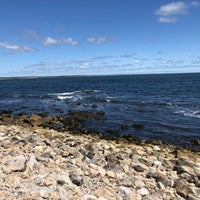 Photo taken at Narragansett Sea Wall by Genie on 5/6/2019