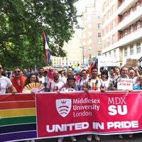 Photo taken at Pride in London Parade by Ant B. on 7/4/2022