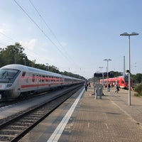 Photo taken at Bahnhof Ostseebad Binz by Kenneth M. on 8/31/2019