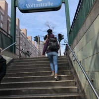 Photo taken at U Voltastraße by Busta B. on 3/5/2018