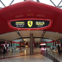 Photo taken at Ferrari World Abu Dhabi by QUEEN on 4/29/2016